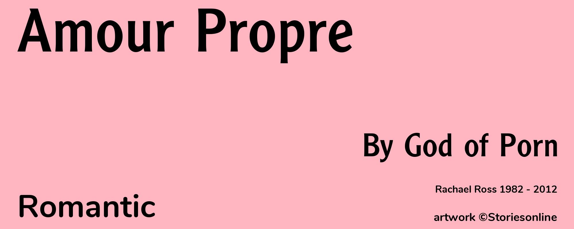 Amour Propre - Cover