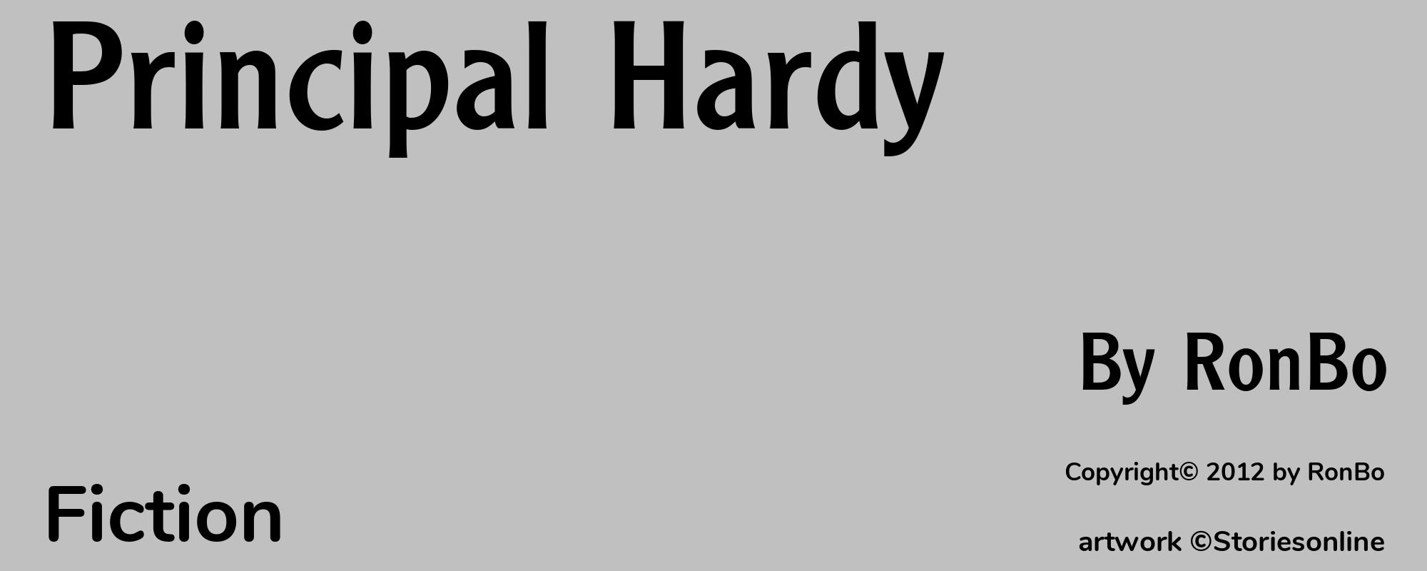 Principal Hardy - Cover