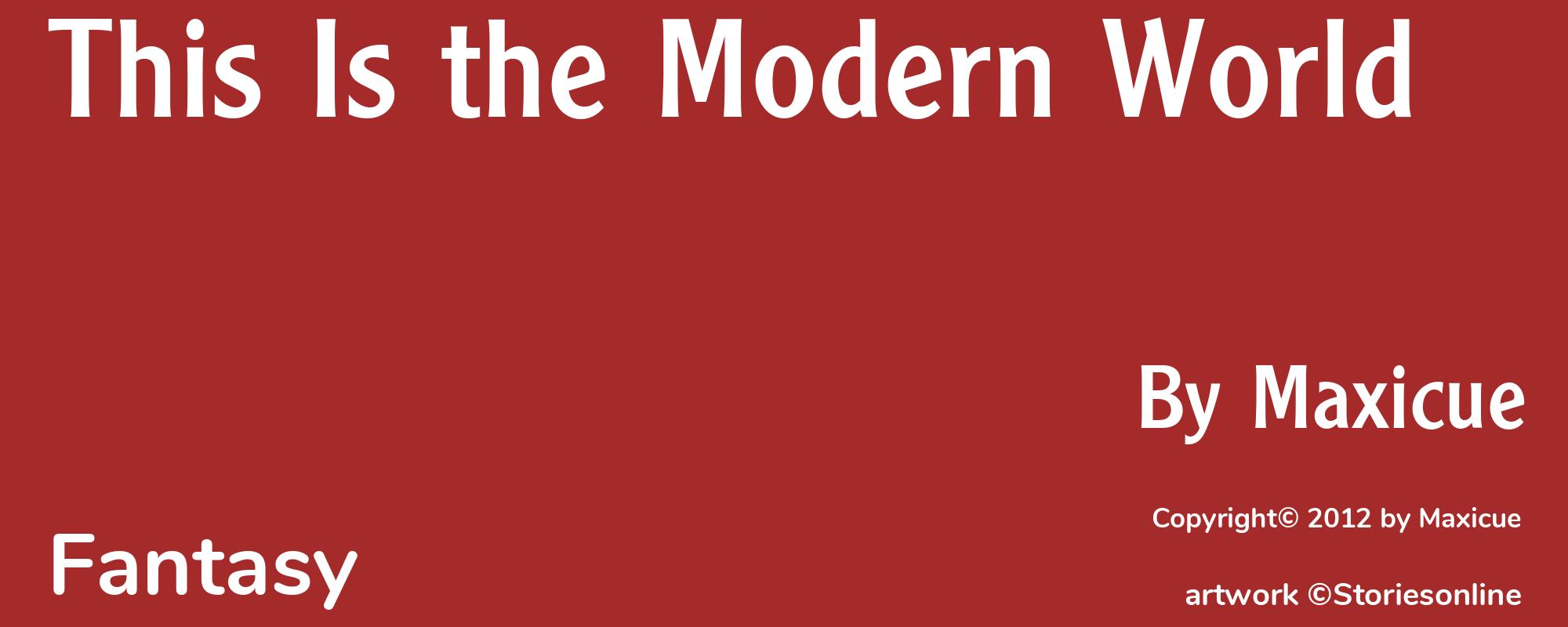 This Is the Modern World - Cover