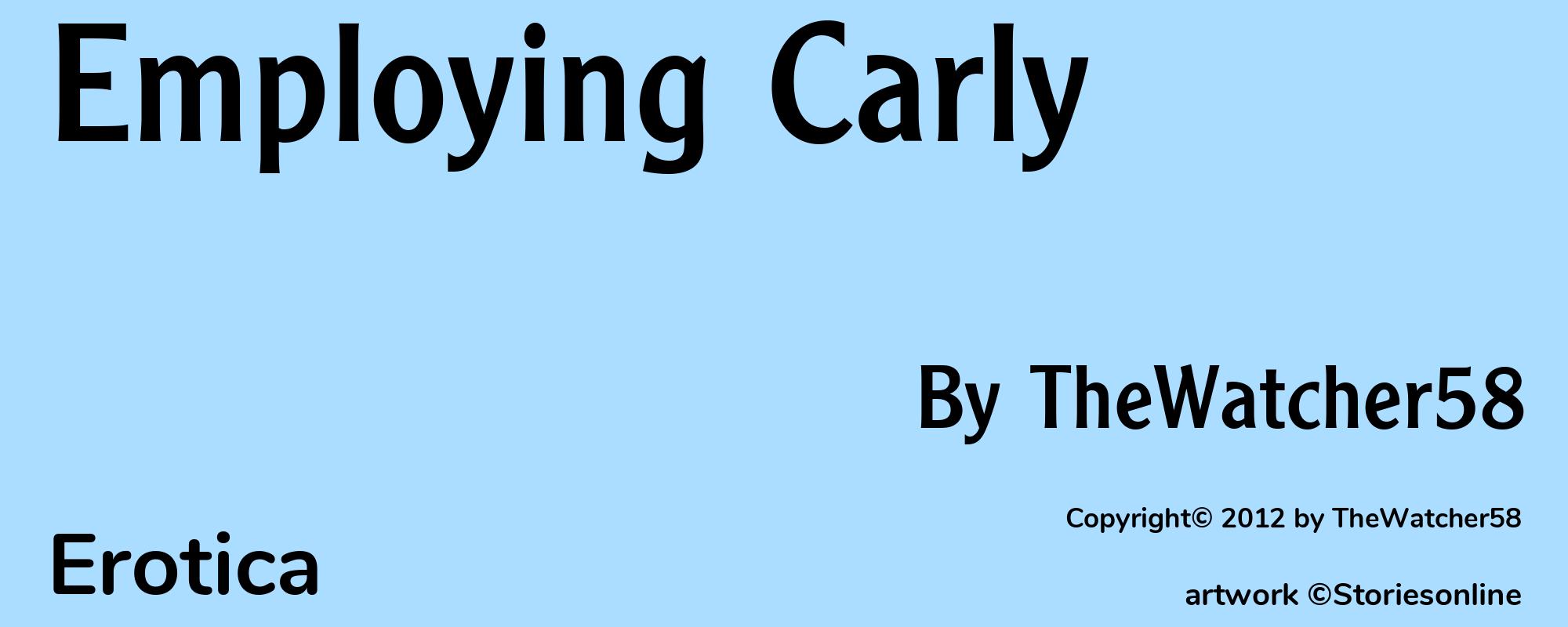 Employing Carly - Cover