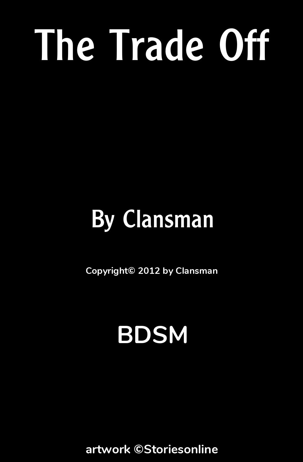 The Trade Off - BDSM Sex Story