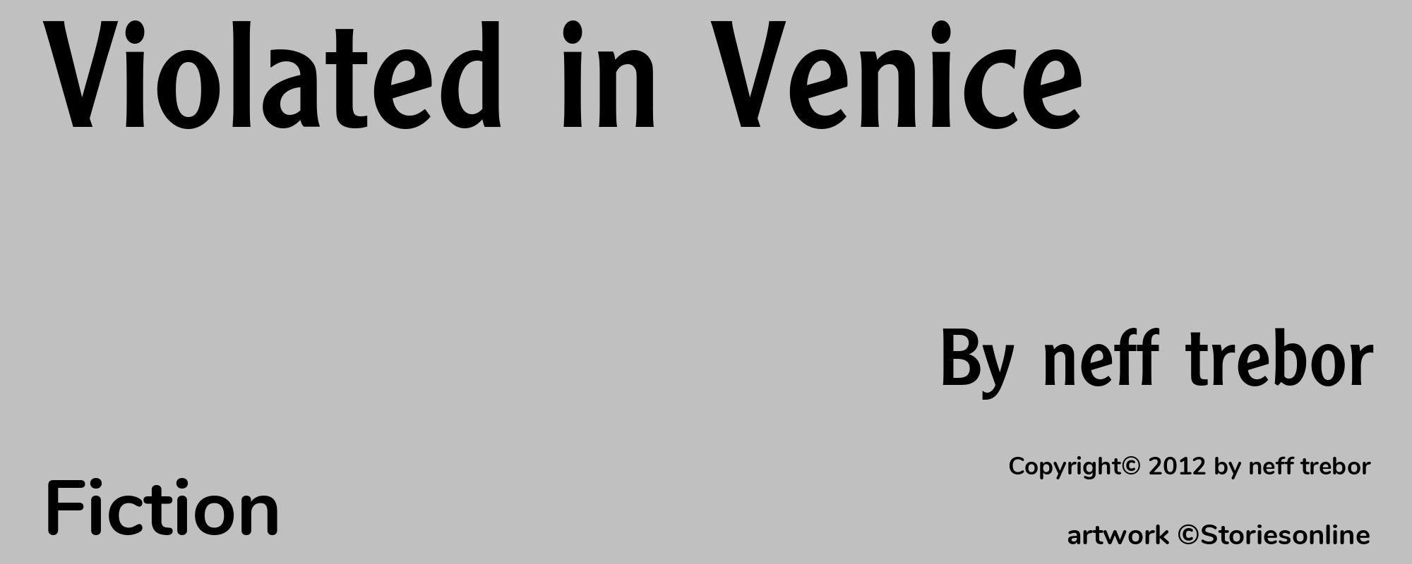 Violated in Venice - Cover