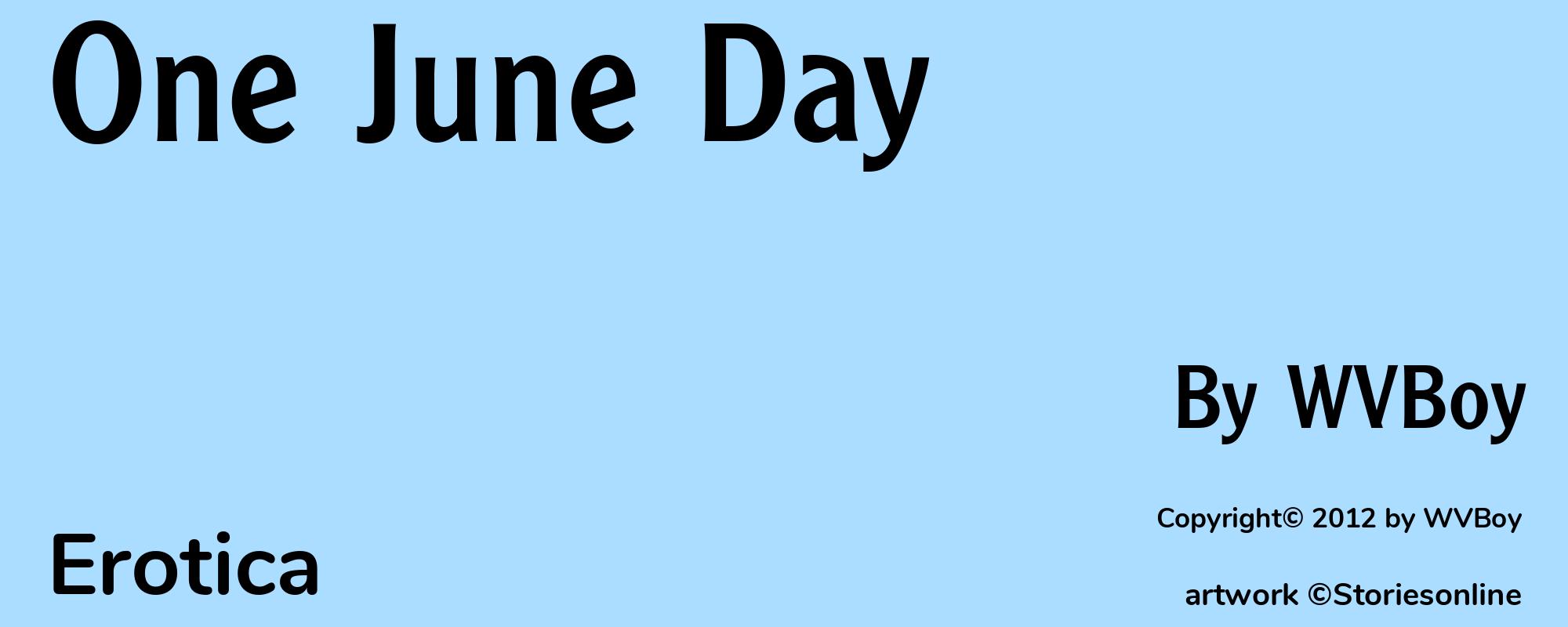 One June Day - Cover