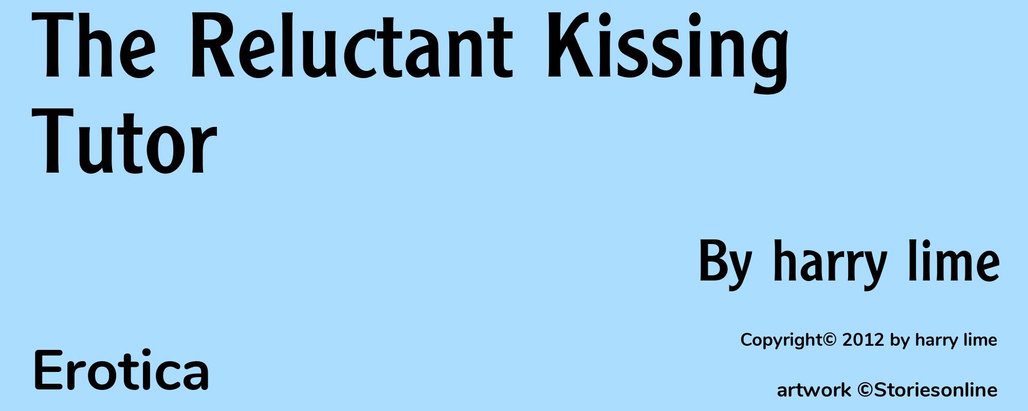 The Reluctant Kissing Tutor - Cover