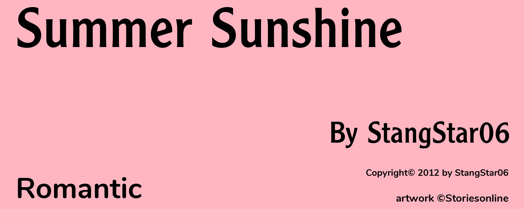 Summer Sunshine - Cover