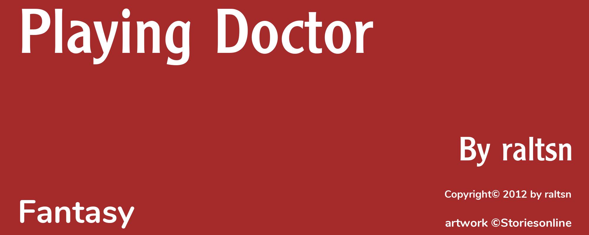 Playing Doctor - Cover