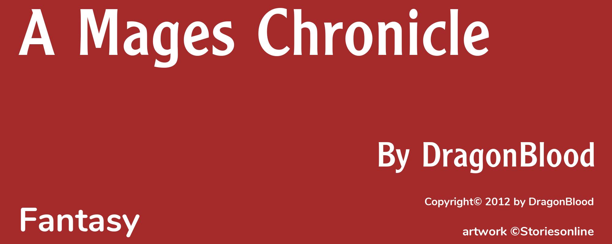 A Mages Chronicle - Cover