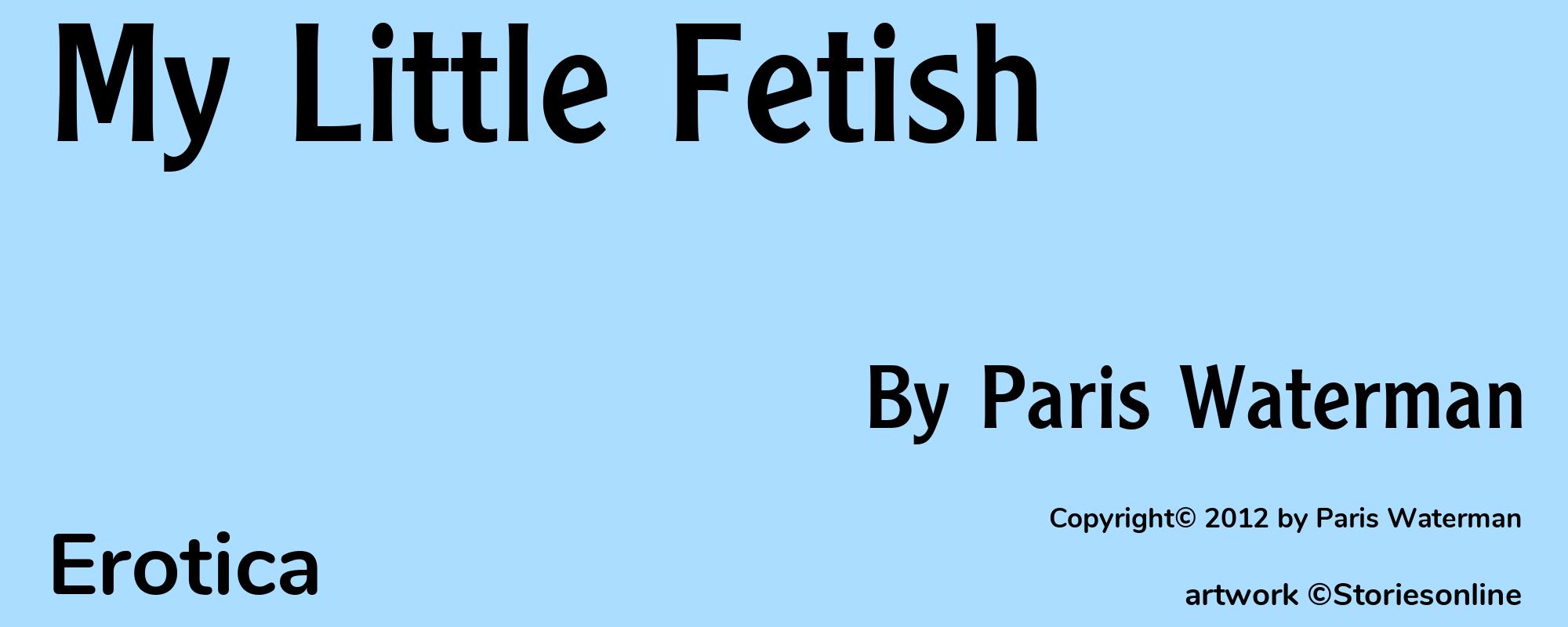 My Little Fetish - Cover