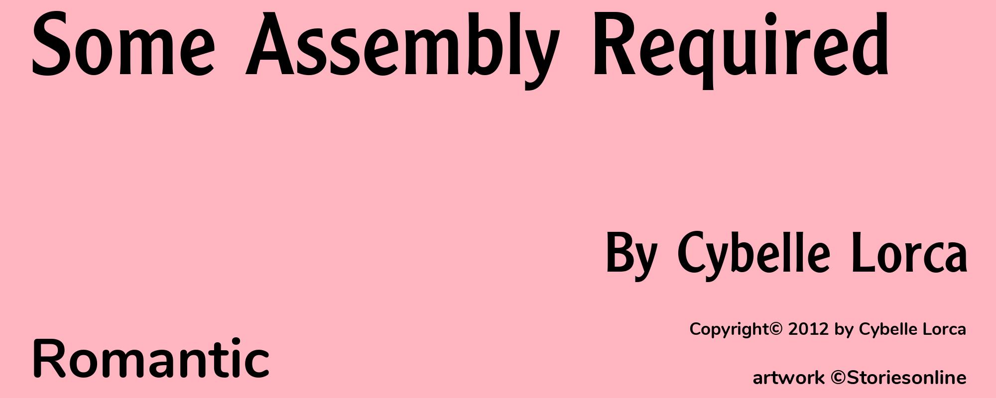 Some Assembly Required - Cover