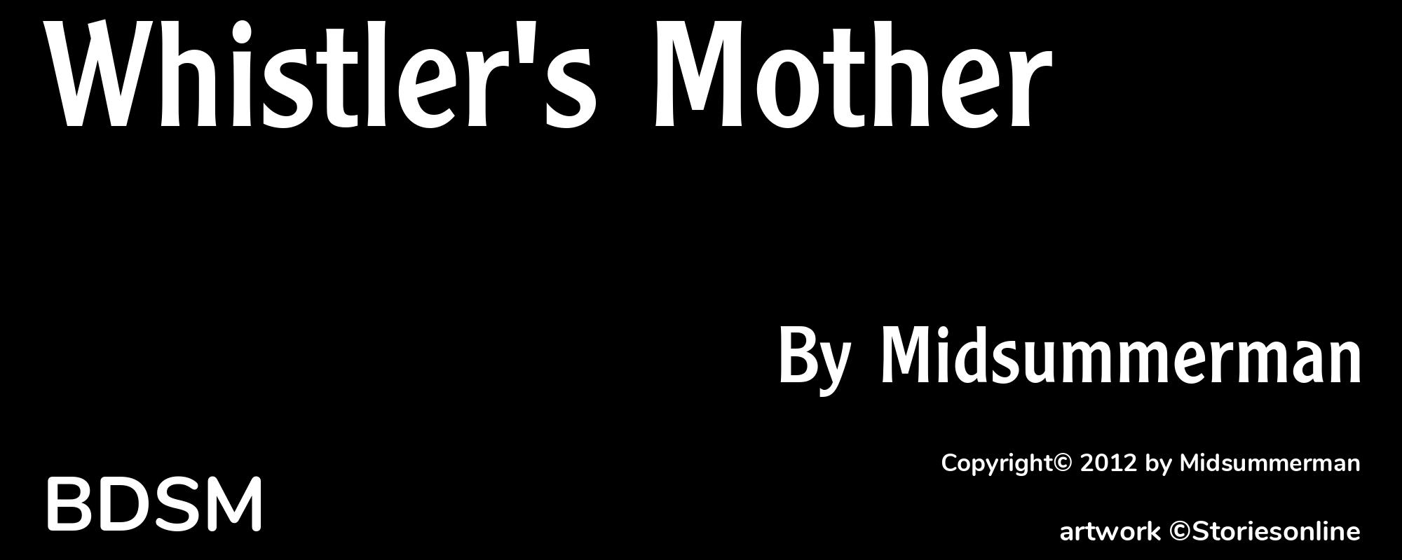 Whistler's Mother - Cover