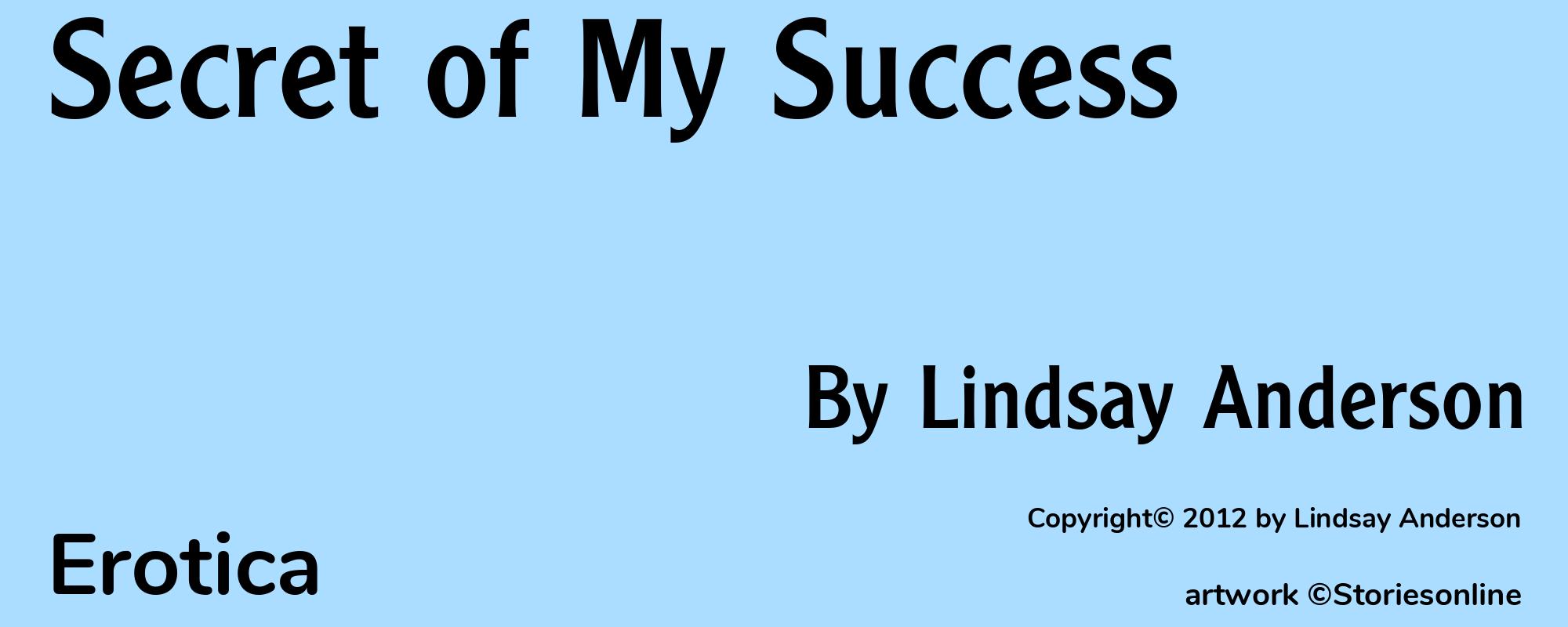 Secret of My Success - Cover