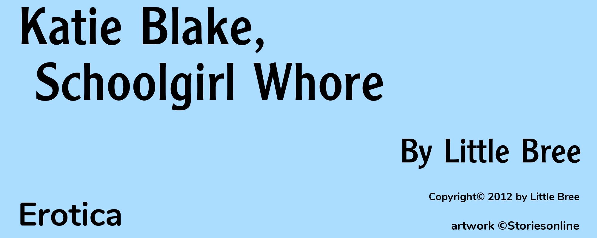 Katie Blake, Schoolgirl Whore - Cover