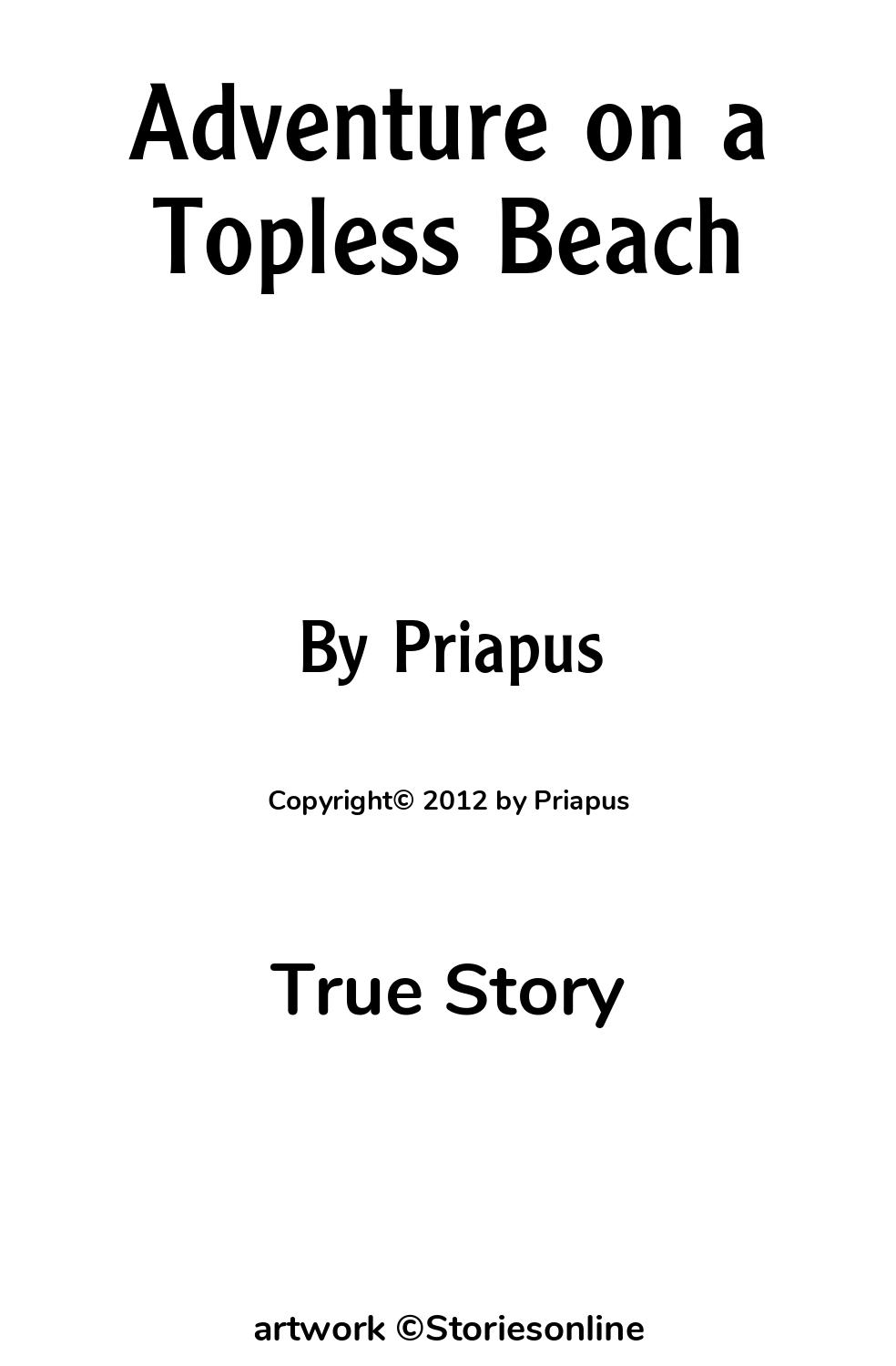 Topless on beach
