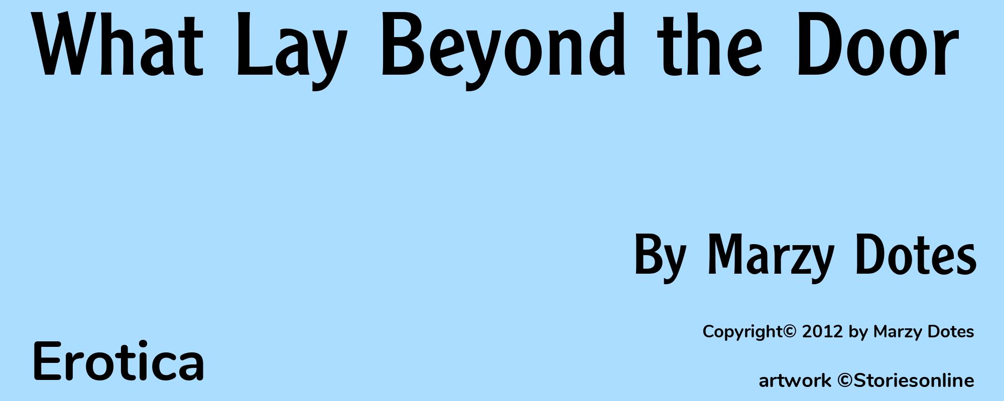 What Lay Beyond the Door - Cover