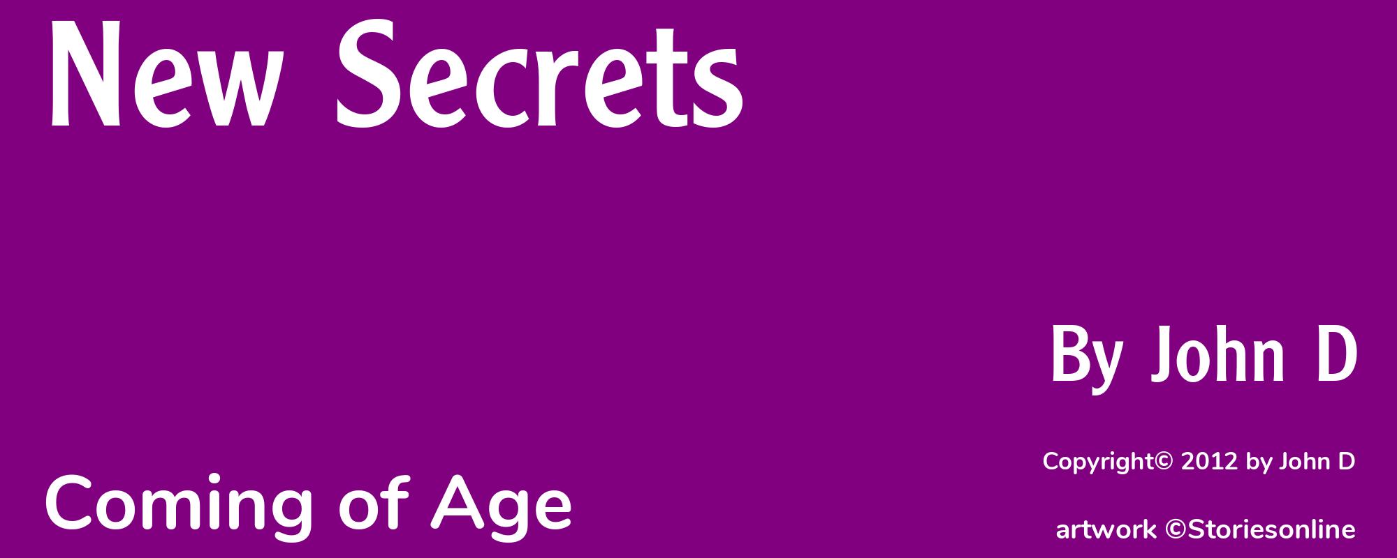 New Secrets - Cover