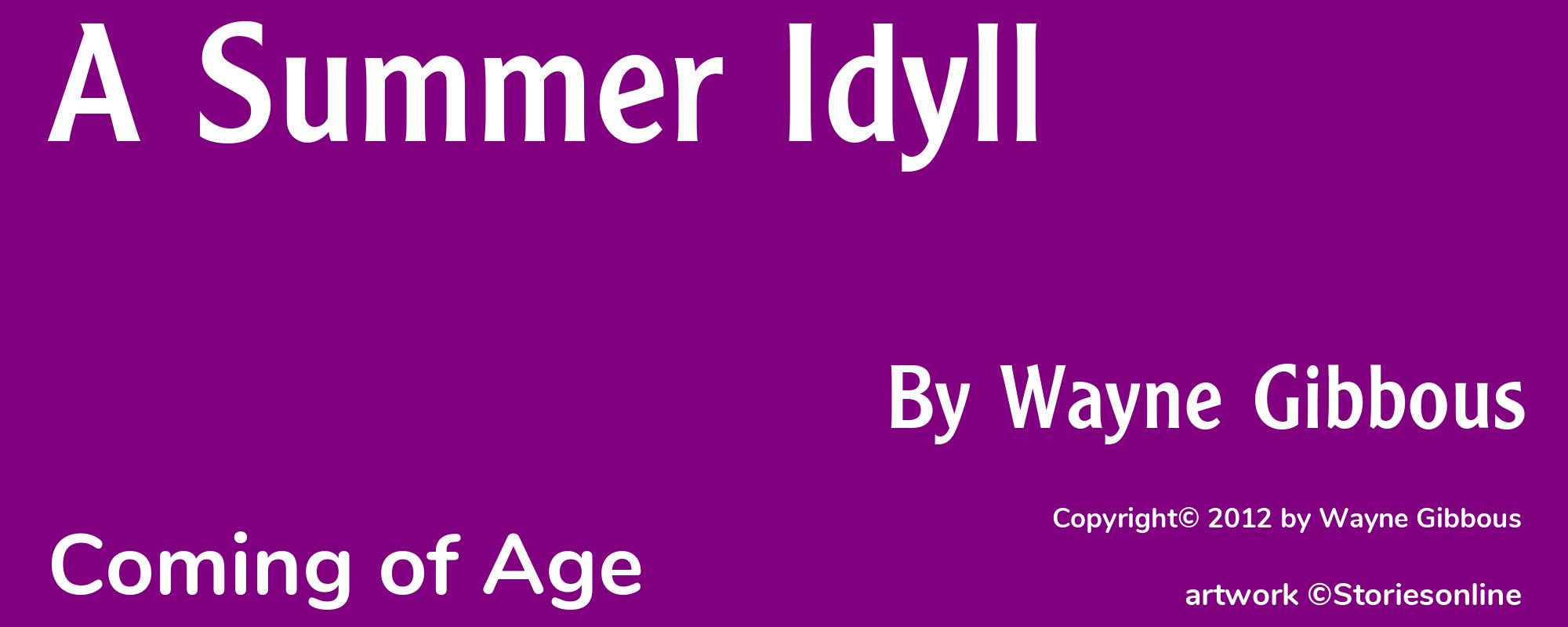A Summer Idyll - Cover