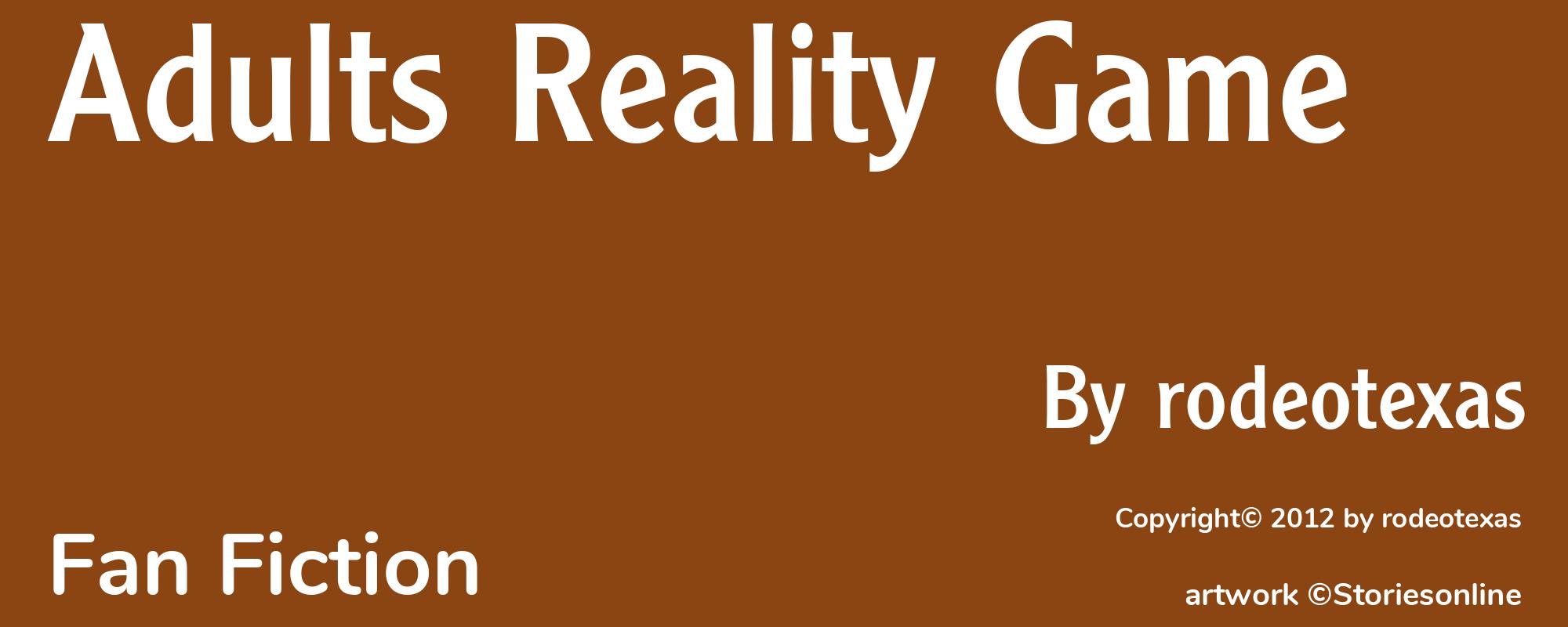 Adults Reality Game - Cover