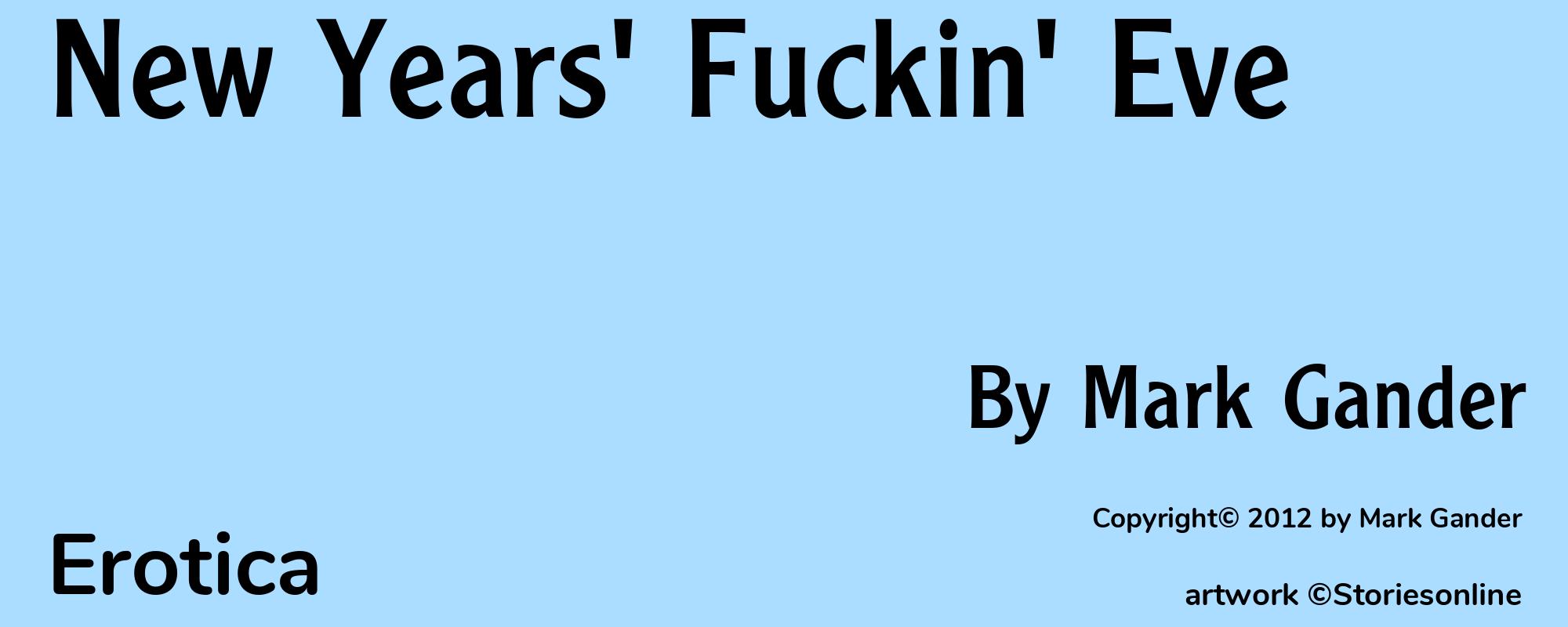 New Years' Fuckin' Eve - Cover