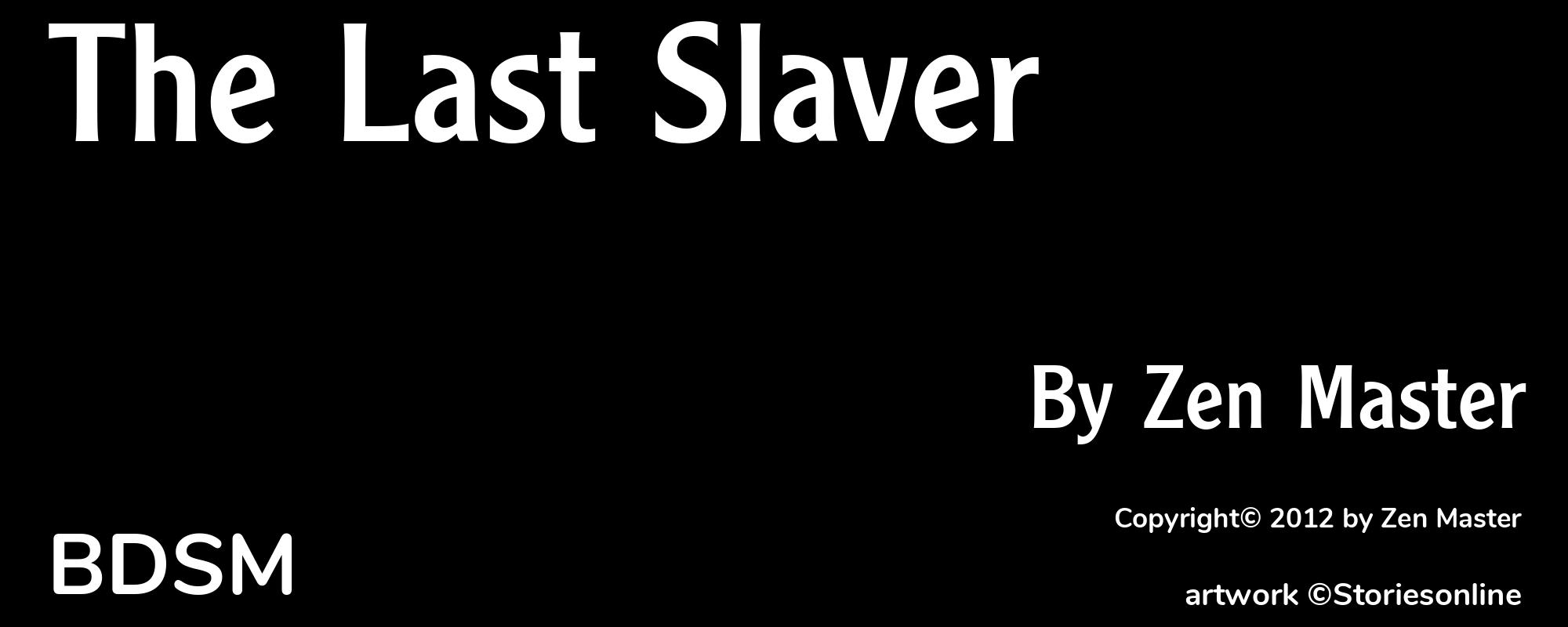 The Last Slaver - Cover