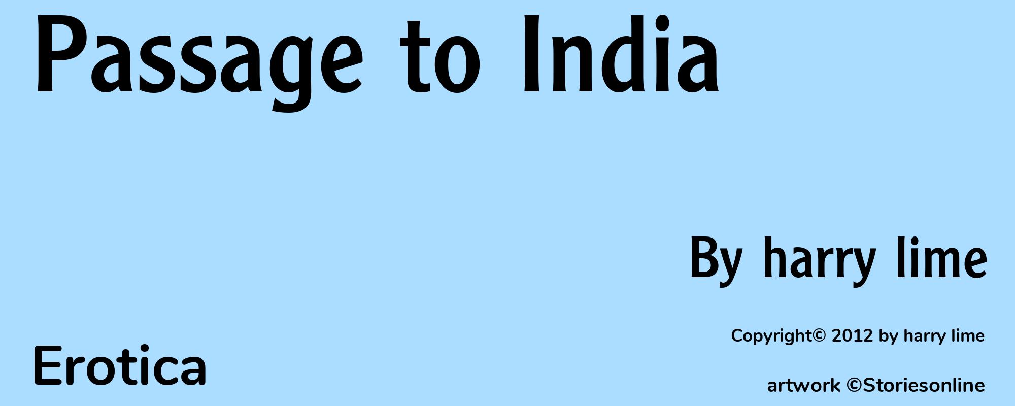 Passage to India - Cover