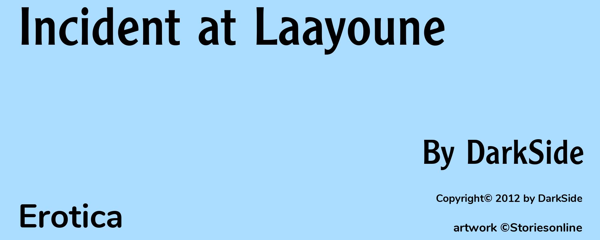 Incident at Laayoune - Cover