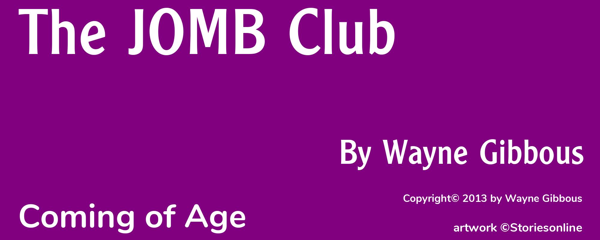 The JOMB Club - Cover