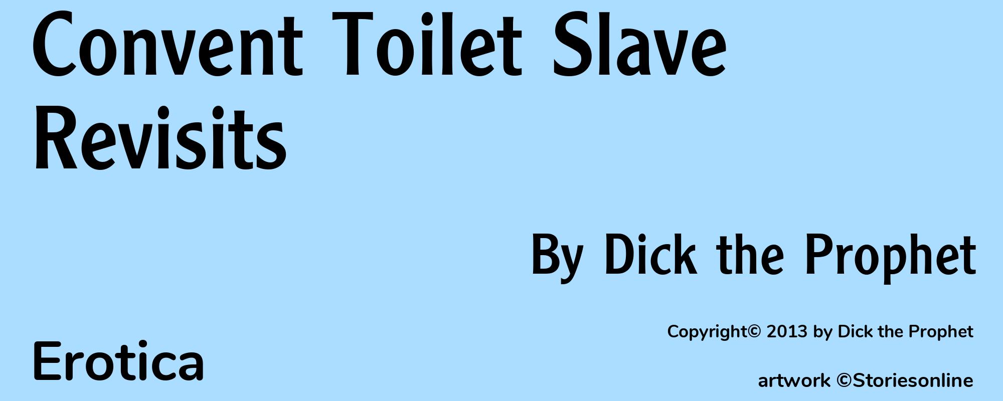 Convent Toilet Slave Revisits - Cover