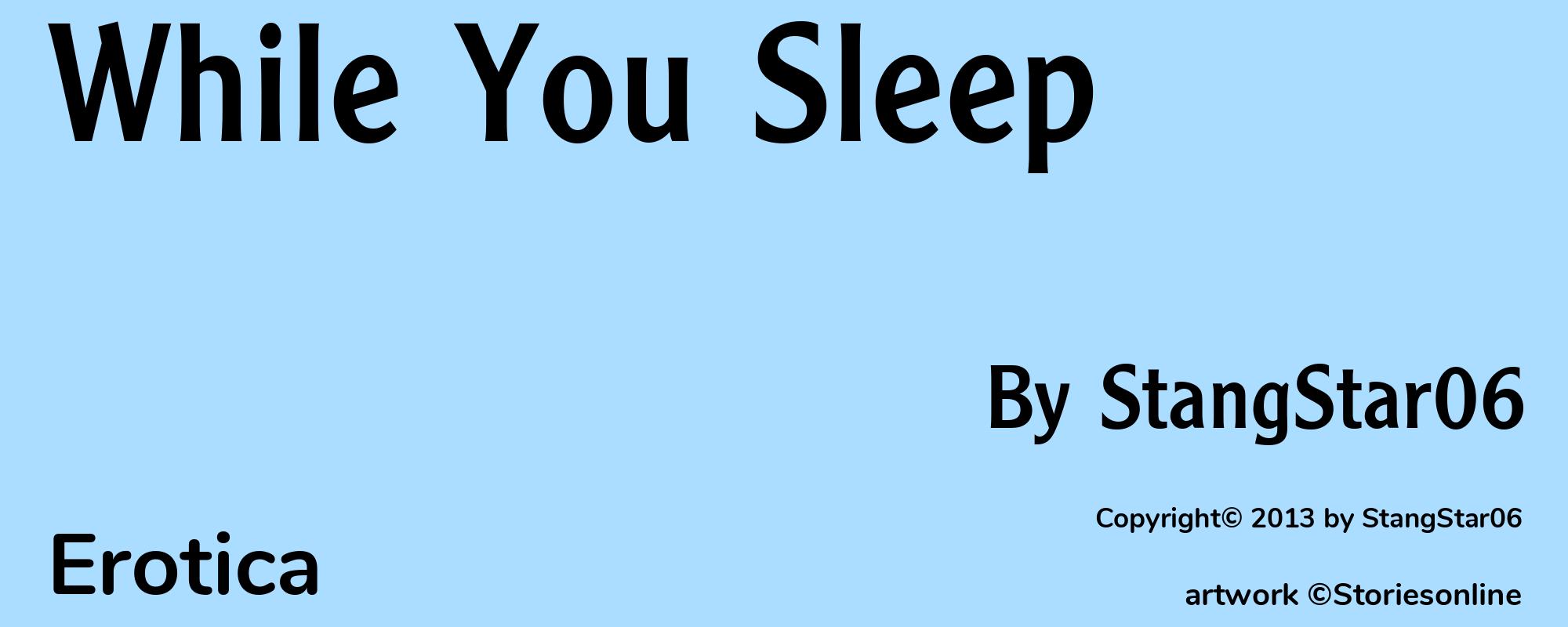 While You Sleep - Cover