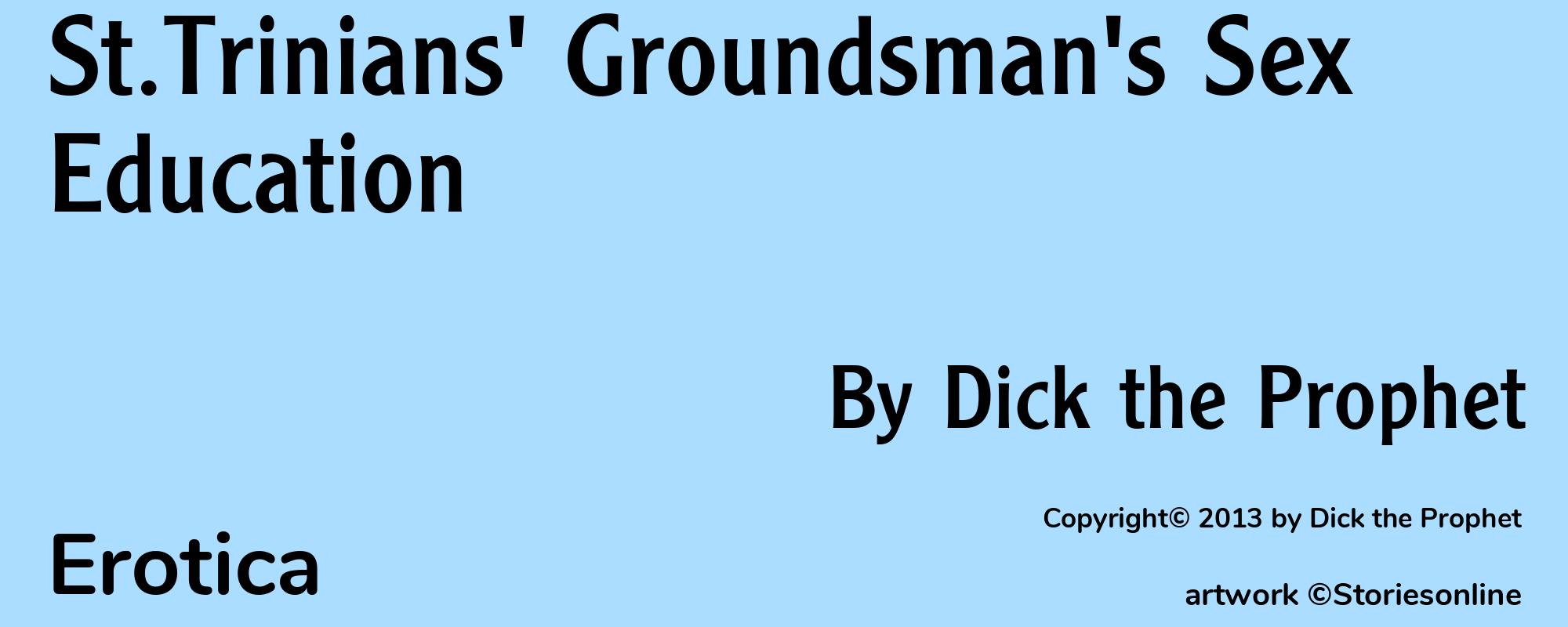 St.Trinians' Groundsman's Sex Education - Cover