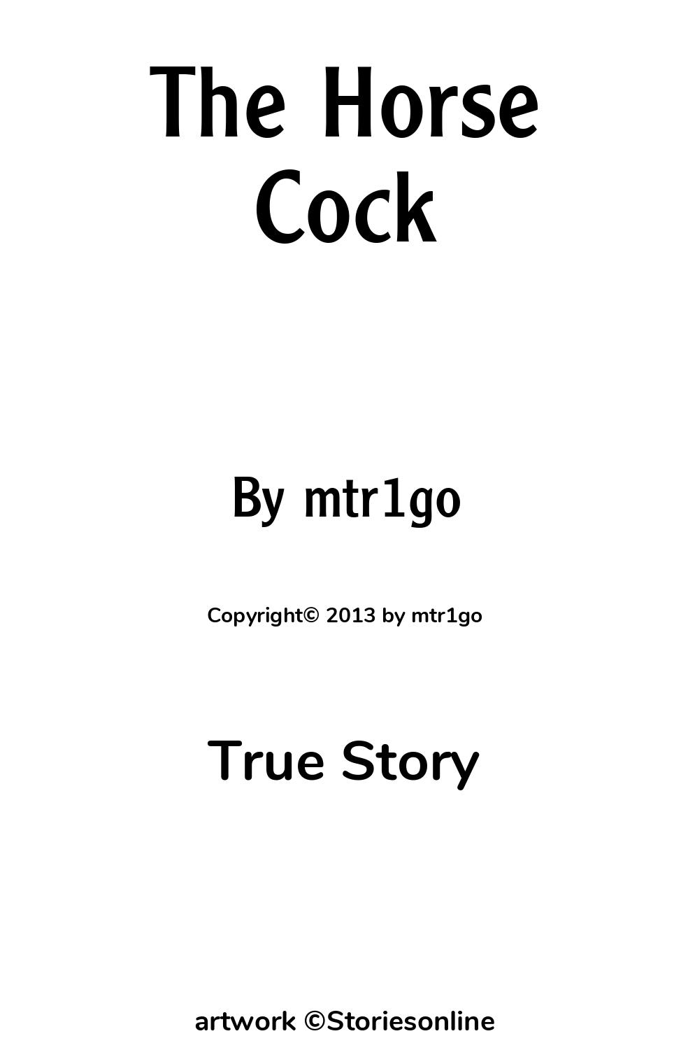 Horse Cock Story: Uncover the Untold Fascinating Tale