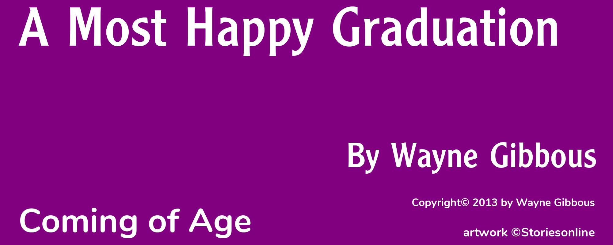 A Most Happy Graduation - Cover