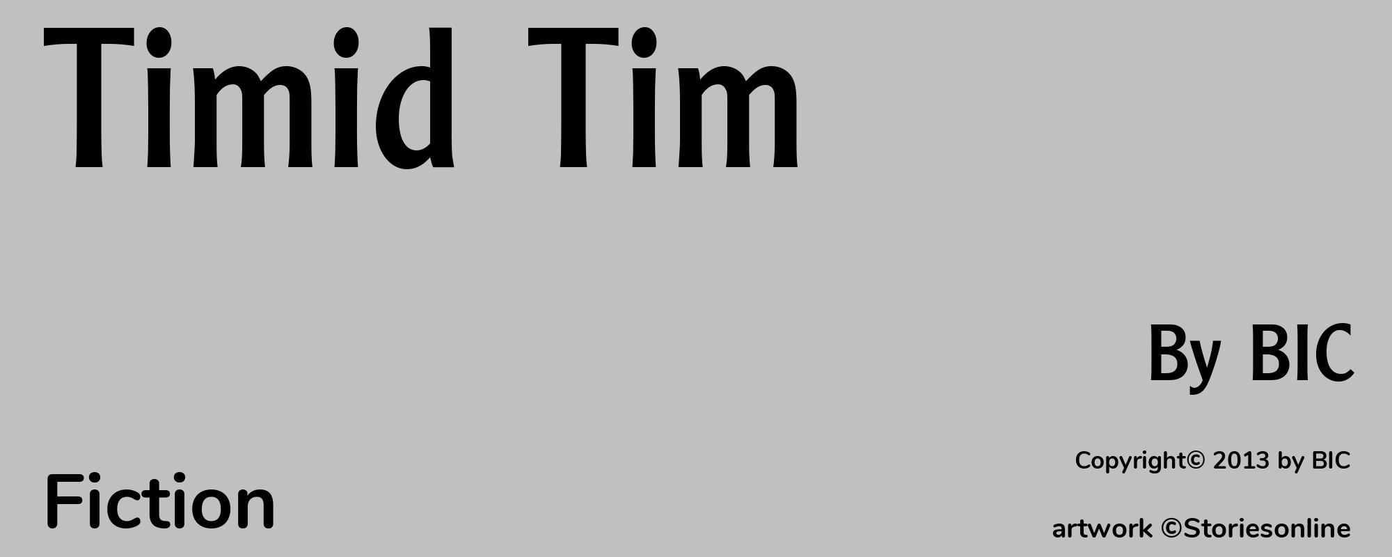 Timid Tim - Cover