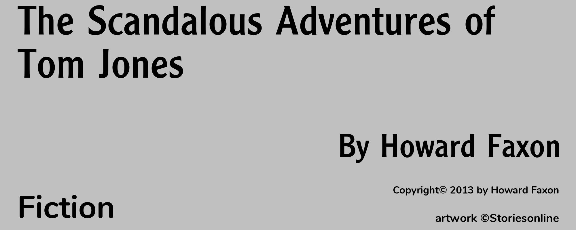 The Scandalous Adventures of Tom Jones - Cover