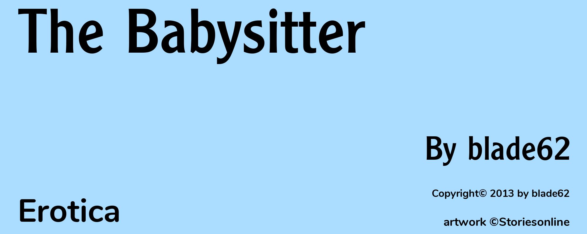 The Babysitter - Cover