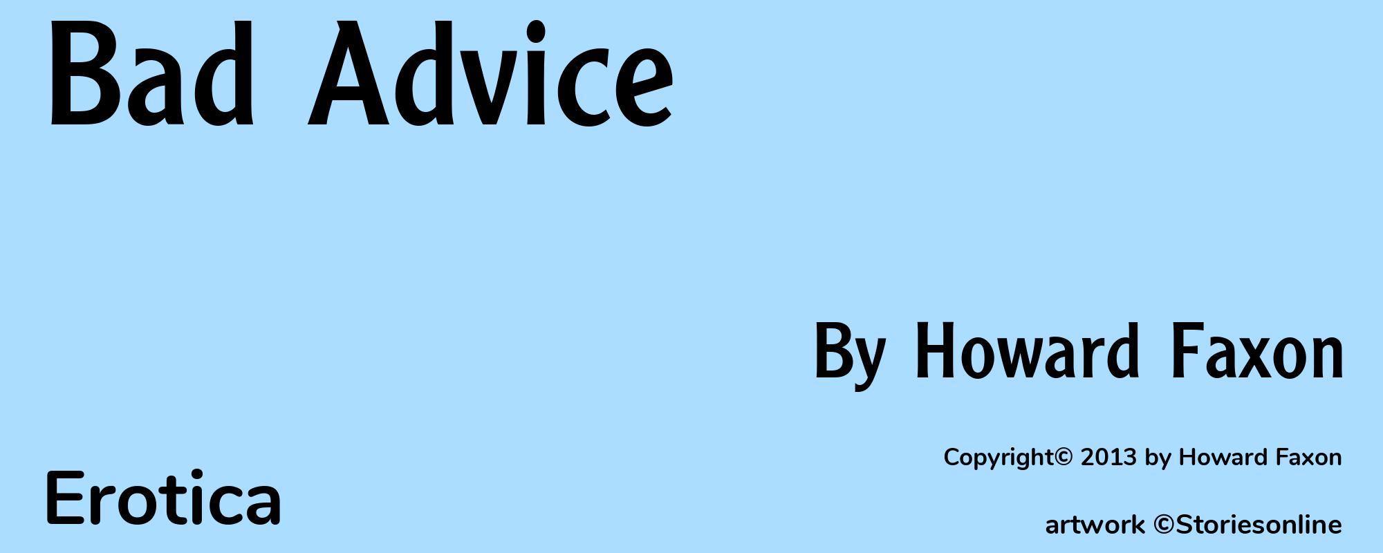 Bad Advice - Cover