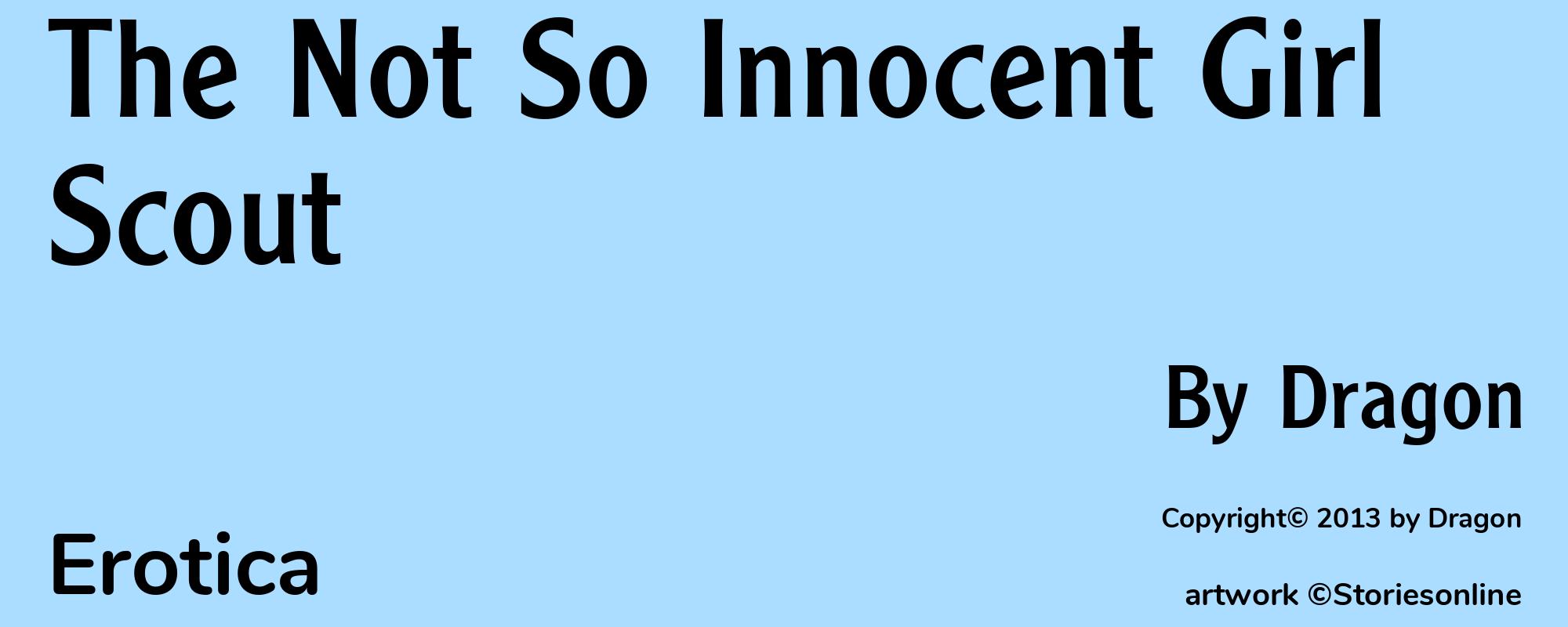 The Not So Innocent Girl Scout - Cover