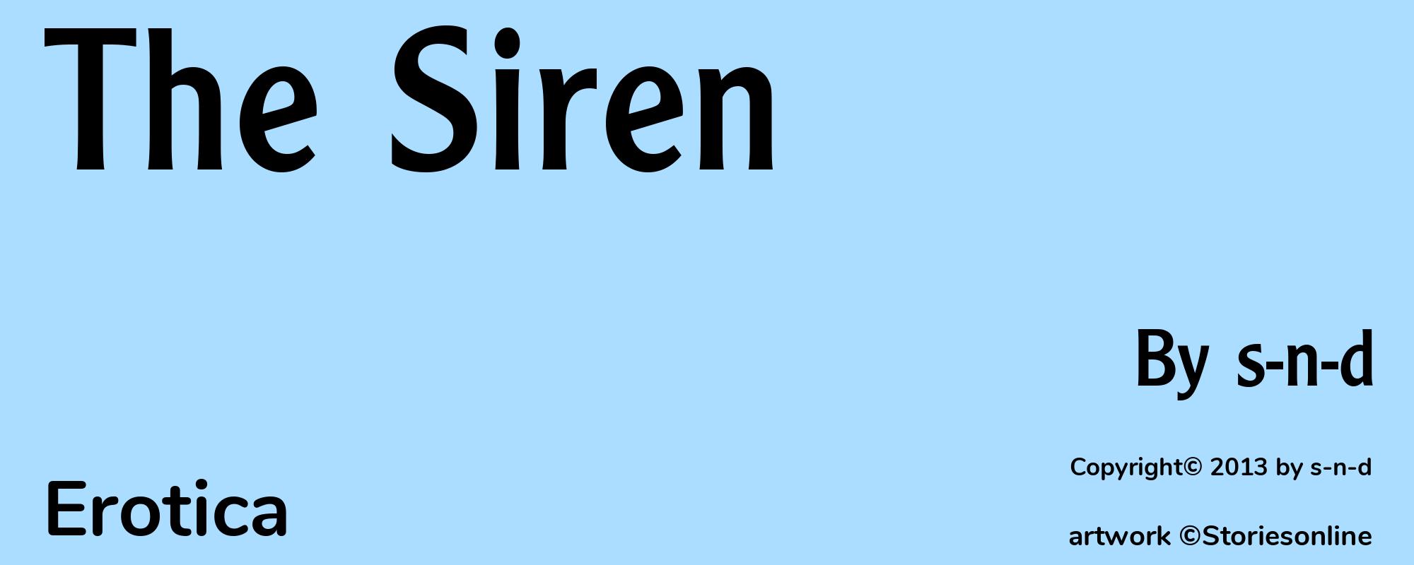 The Siren - Cover