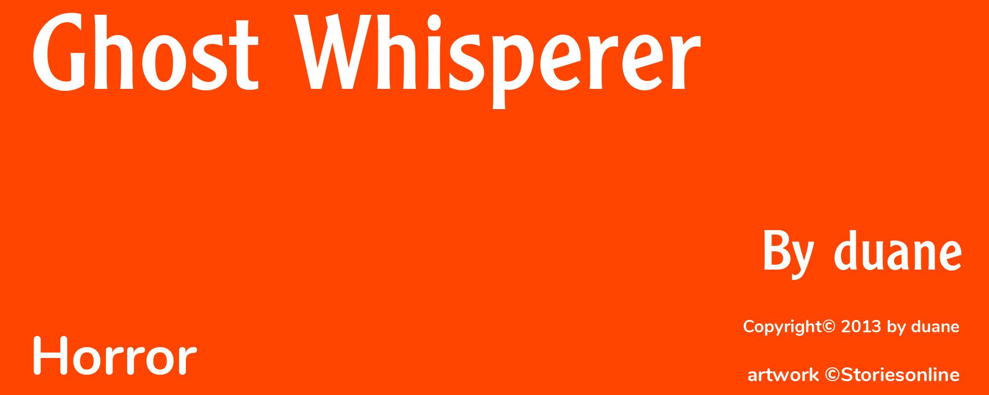 Ghost Whisperer - Cover