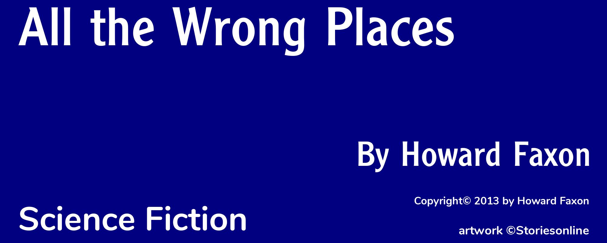 All the Wrong Places - Cover