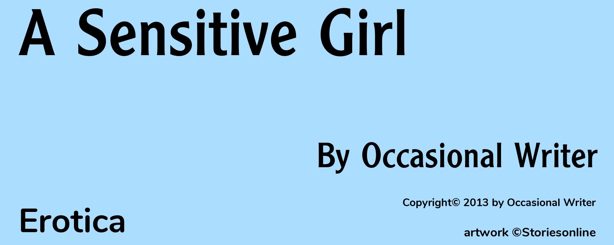 A Sensitive Girl - Cover
