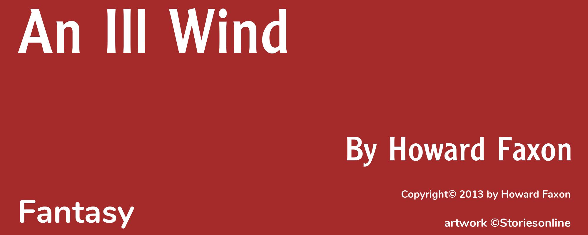 An Ill Wind - Cover