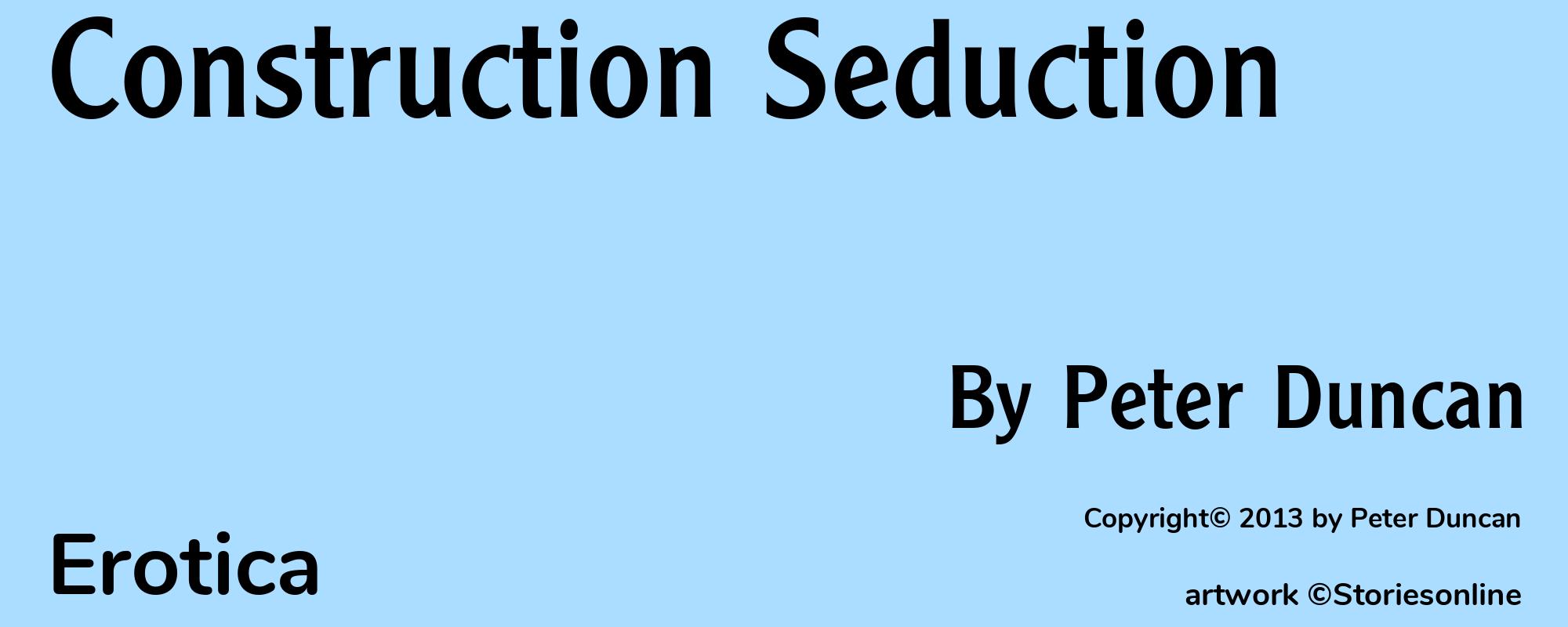 Construction Seduction - Cover