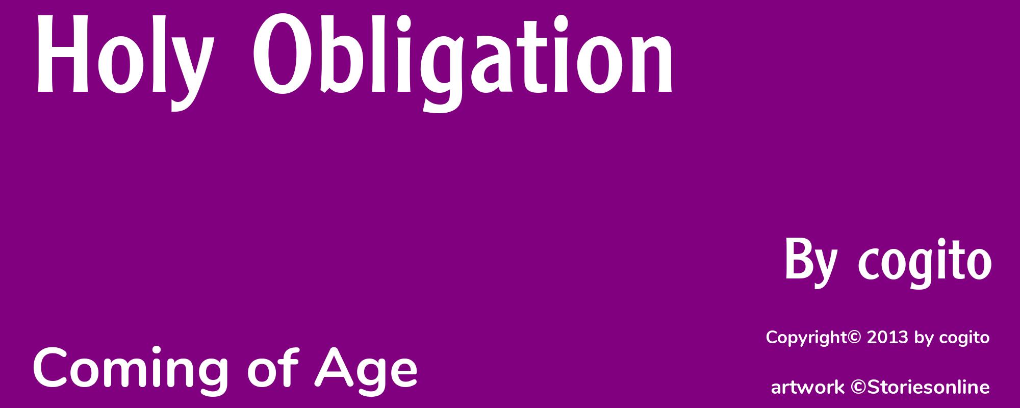 Holy Obligation - Cover