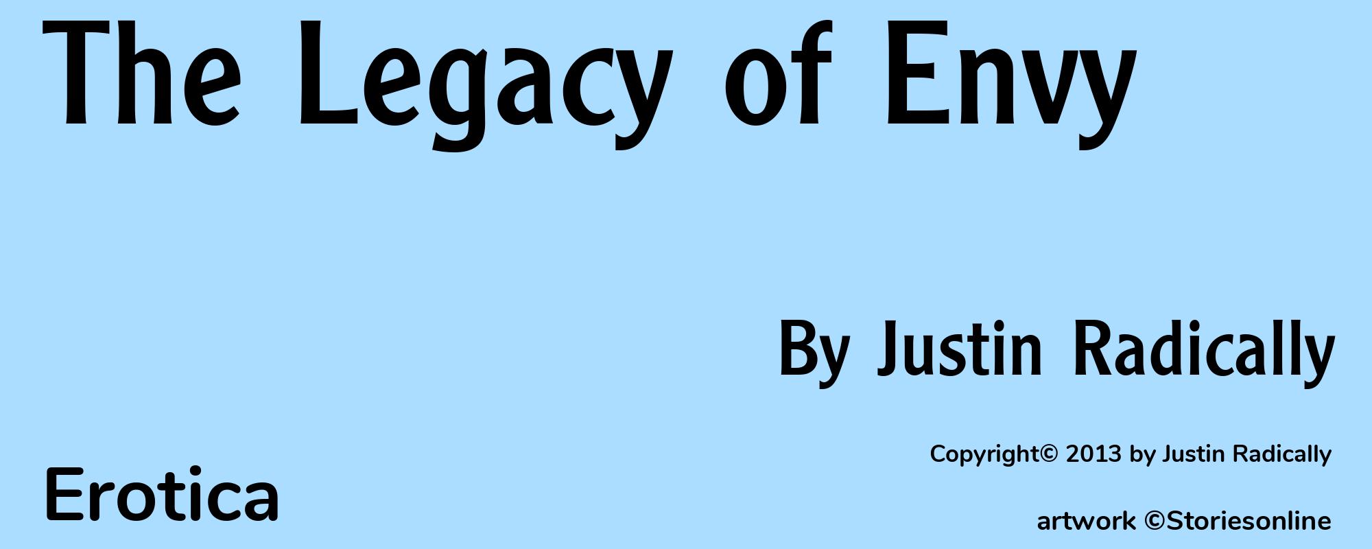 The Legacy of Envy - Cover