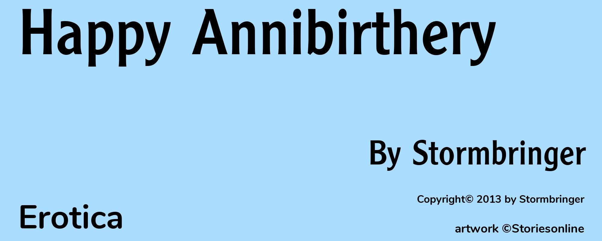 Happy Annibirthery - Cover