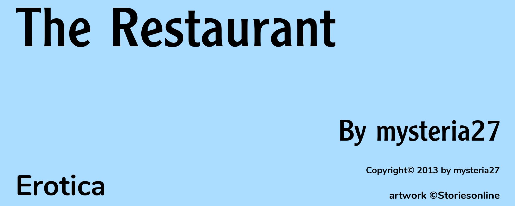 The Restaurant - Cover