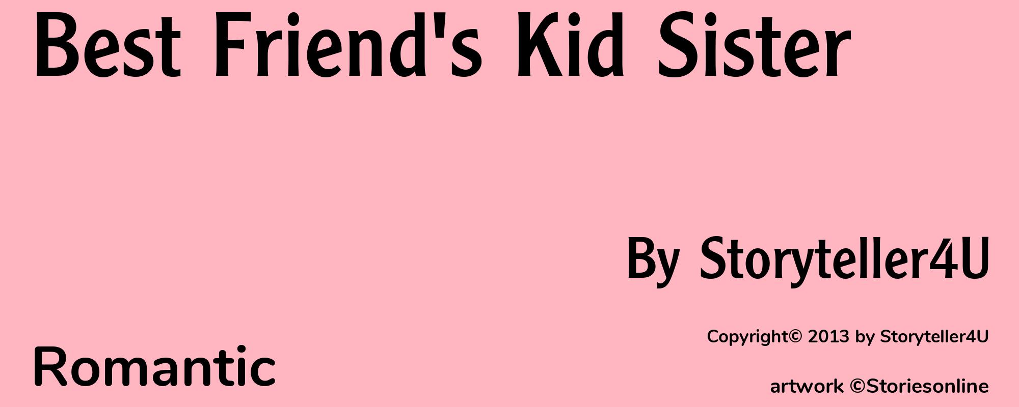 Best Friend's Kid Sister - Cover