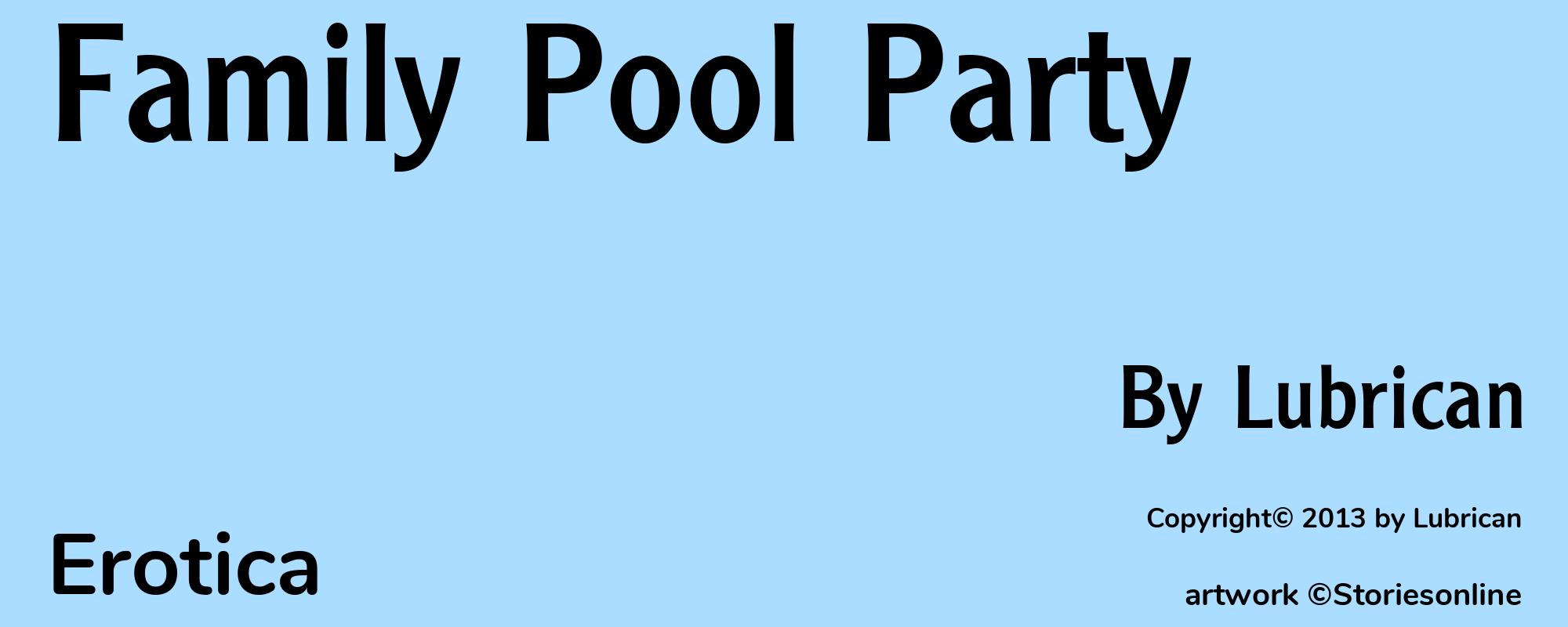 Family Pool Party - Cover