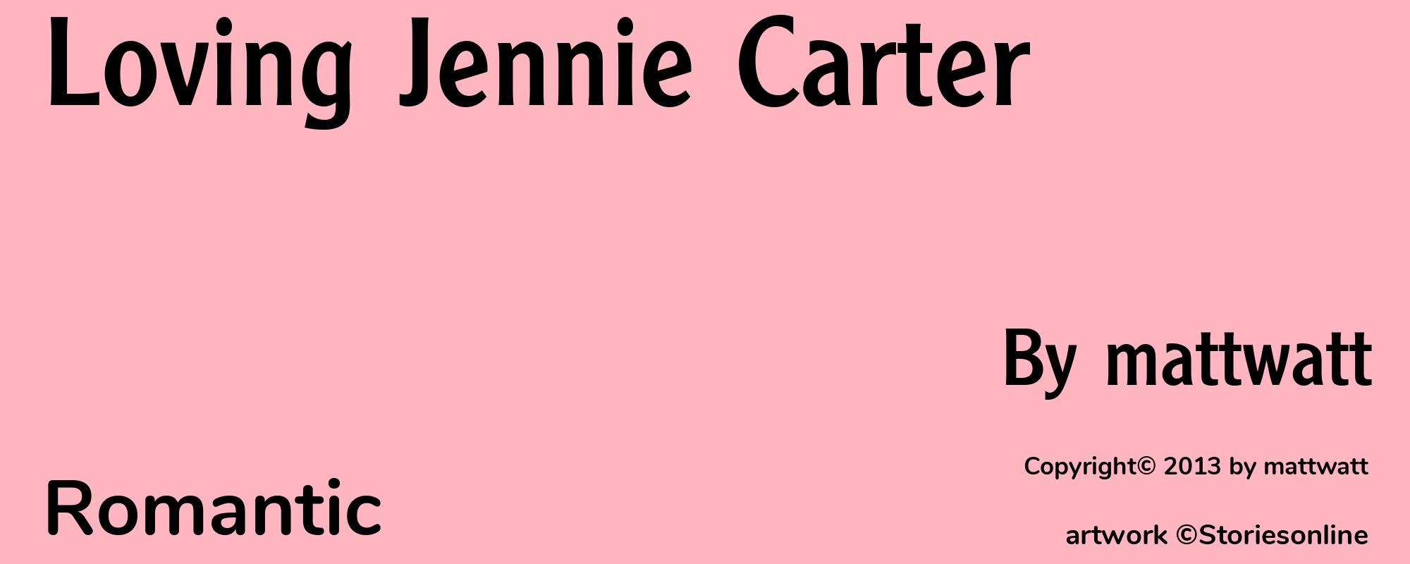 Loving Jennie Carter - Cover
