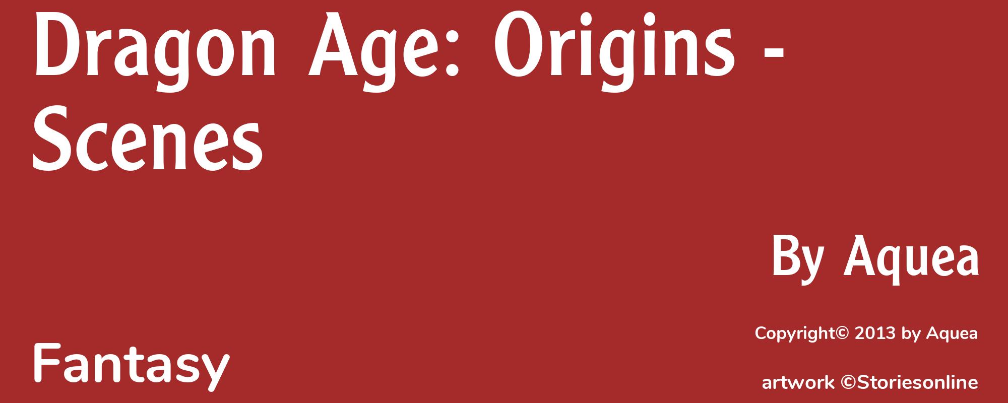 Dragon Age: Origins - Scenes - Cover